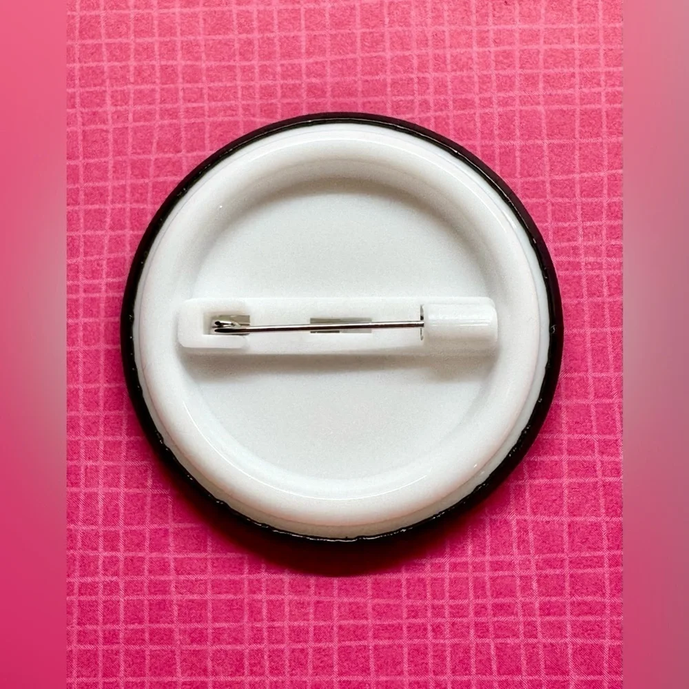 New Vinyl Record Rock Pop Synthpop Music Retro 70s 80s 90s Style Pin - 1.75”